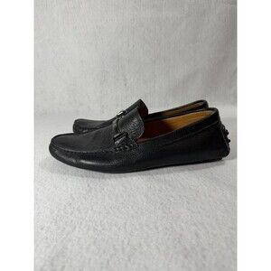 Saks Fifth Avenue Leather Loafers Men's 10M Slip On Horse Bit Shoes
